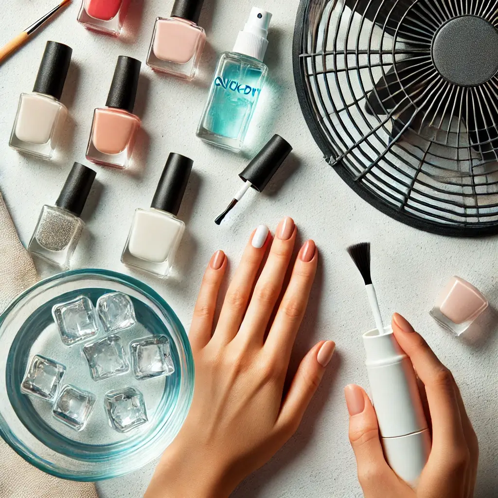 how to make nail polish dry faster